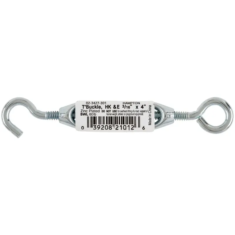 Zinc-plated Aluminum/steel Turnbuckle 70 Lb