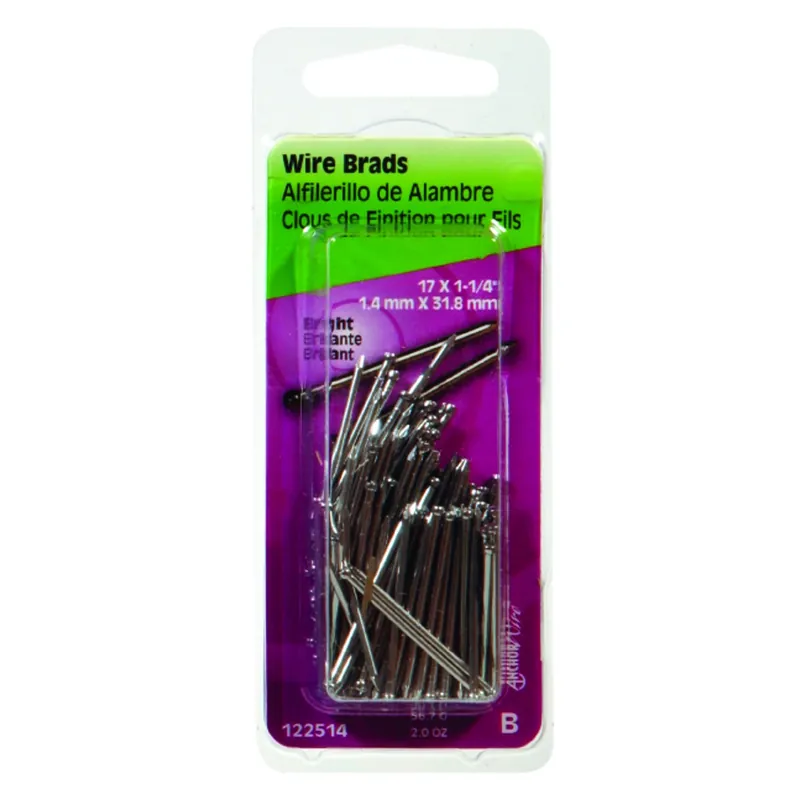 Anchor Wire 17 Ga. X 1-1/4 In. L Bright Steel Brad Nails 1 Pk 2 Oz