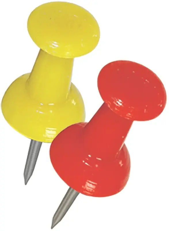 Assorted Push Pins 16 Pk