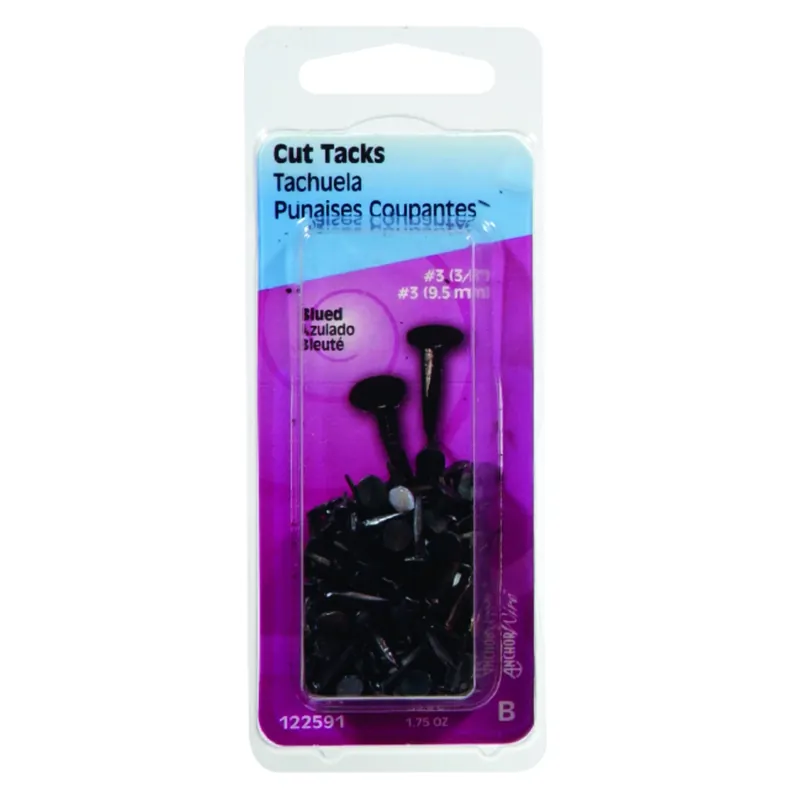 Anchor Wire No. 3 X 3/8 In. L Blue Steel Cut Tacks 1 Pk