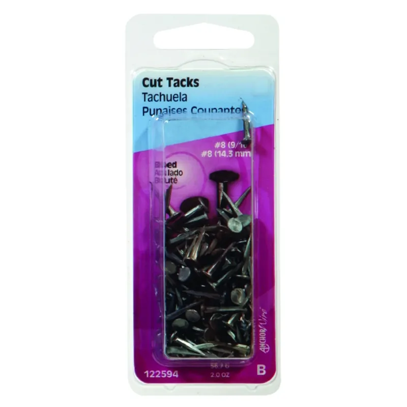 Anchor Wire No. 8 X 9/16 In. L Blue Steel Cut Tacks 1 Pk