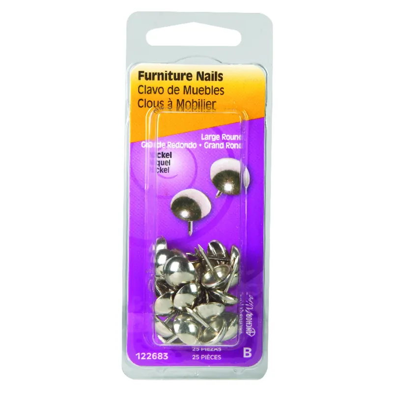 Large Size Brass Furniture Nails 1 Pk
