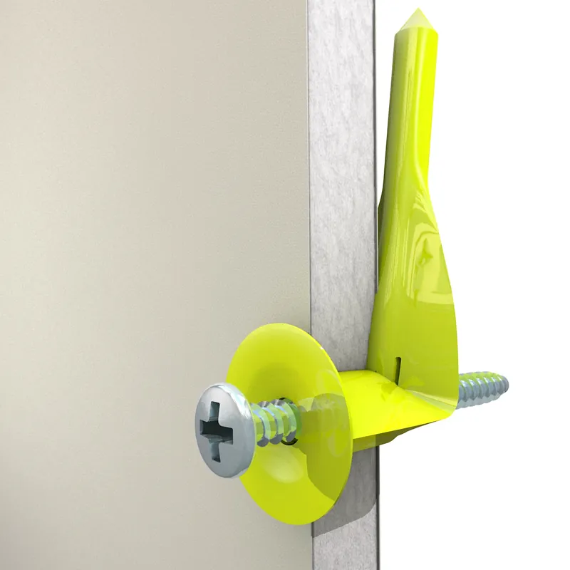 Loc-n-load .25 In. D X 2 In. L Plastic/steel Pan Head Wallboard Anchors 10 Pk