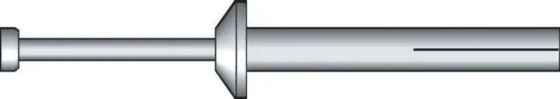 1/4 In. D X 2 In. L Zinc Round Head Hammer Drive Anchor 10 Pk