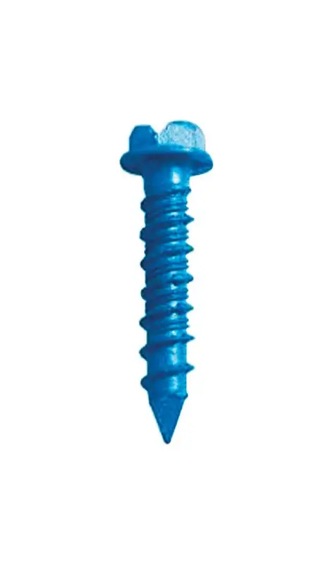 Tapcon 3/16 In. D X 2-3/4 In. L Steel Hex Head Concrete Screw Anchor 75 Pk