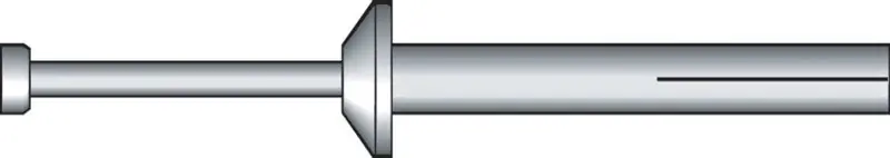 1/4 In. D X 1.5 In. L Carbon Steel Round Head Hammer Drive Anchor 2 Pk
