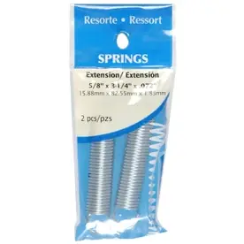 3.25 In. L X 5/8 In. D Extension Spring 2 Pk