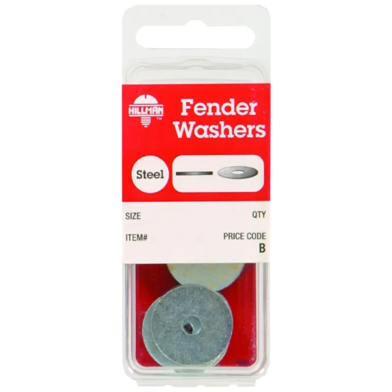 Zinc-plated Steel 3/16 In. Fender Washer 1 Pk