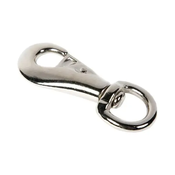 Swivel Eye Security Bull Snap - Heavy Duty Stainless Steel