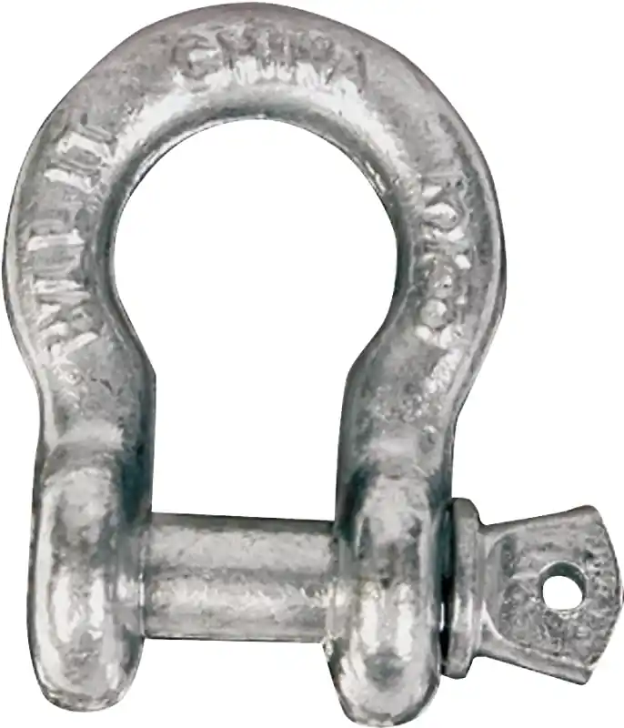 Hot Dipped Galvanized Forged Steel Anchor Shackle 2000 Lb
