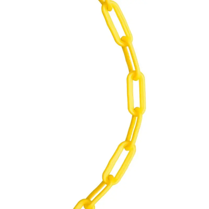 8 Oval Link Plastic Chain 5/32 Inch Diameter X 20 Feet Length