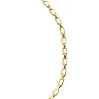 Brass Plated Plumber Chain, 1/0 Gauge, 10 Feet Long, 35 Pound Load Capacity