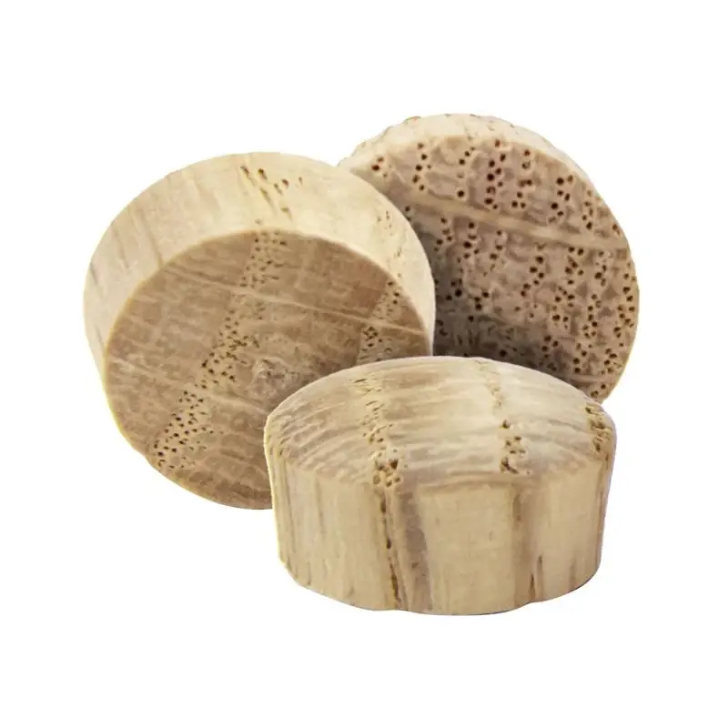 Round Oak Head Plug 1/2 In. D X .5 In. L 25 Pk Natural