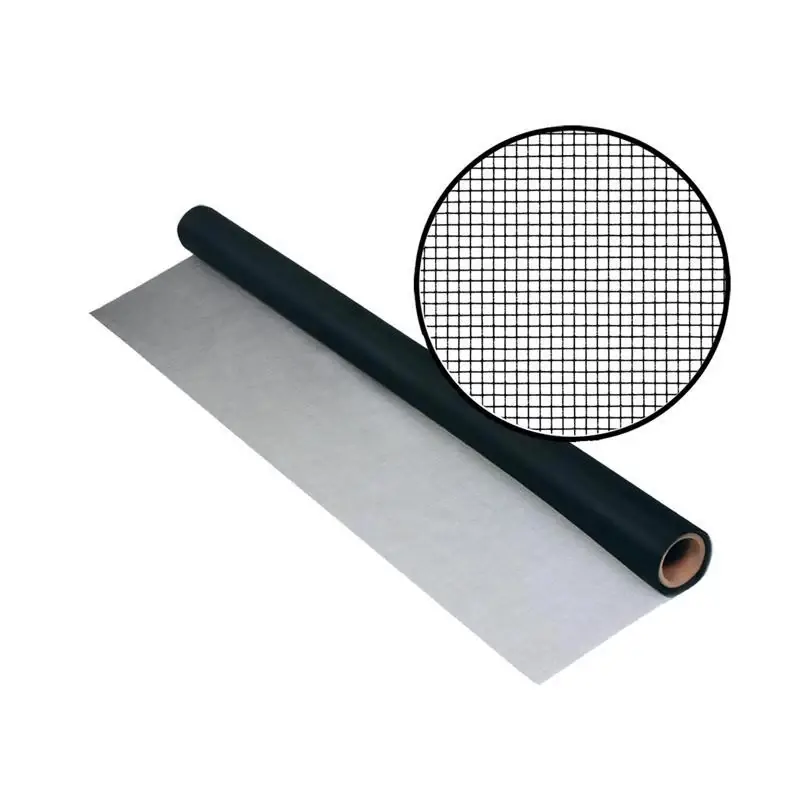 Ultravue 36 In. W X 84 In. L Black Polyester Screen Cloth
