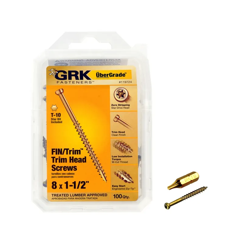 No. 8 X 1-1/2 In. L Star Climatek Coarse Trim Screws 100 Pk