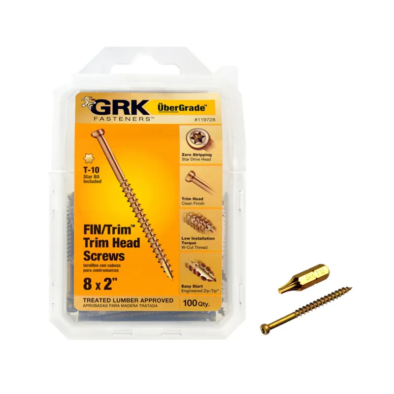 No. 8 X 2 In. L Star Climatek Coarse Trim Screws 100 Pk