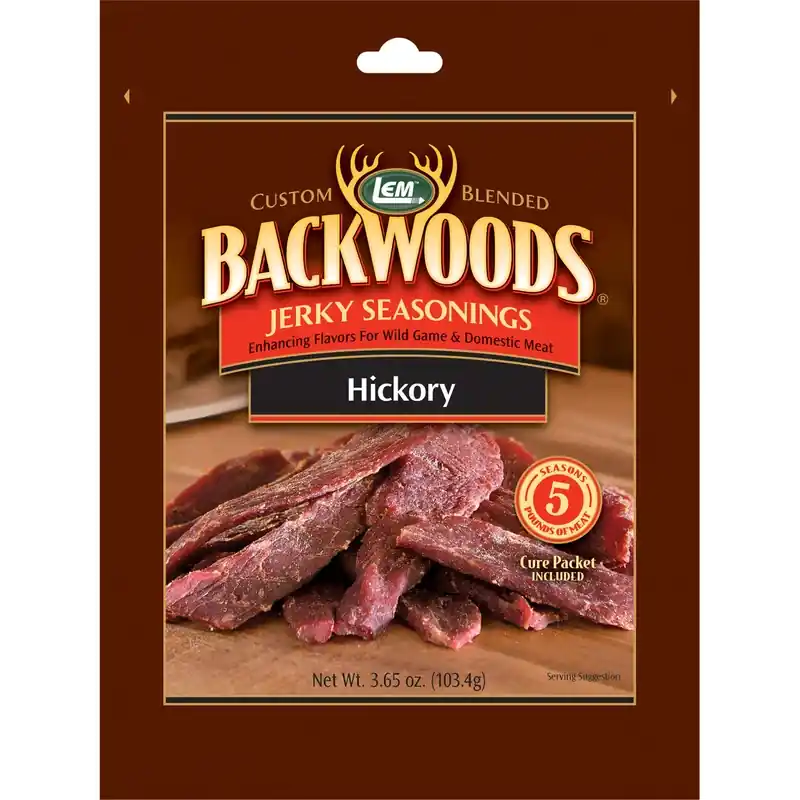 Backwoods Hickory Jerky Seasoning 3.65 Oz Boxed