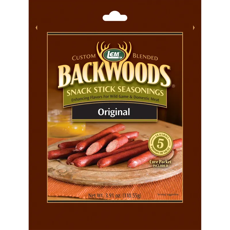Backwoods Original Snack Stick Seasoning 3.91 Oz For 5 Pounds Of Meat