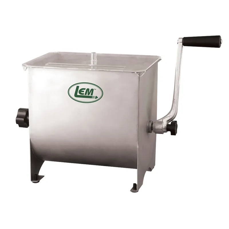 Mighty Bite Manual 20 Lb Stainless Steel Meat Mixer Attachment With Acrylic Cover