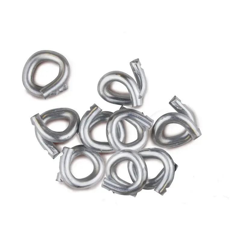 3/8 Inch Silver Steel Hog Rings For Wild Game Processing