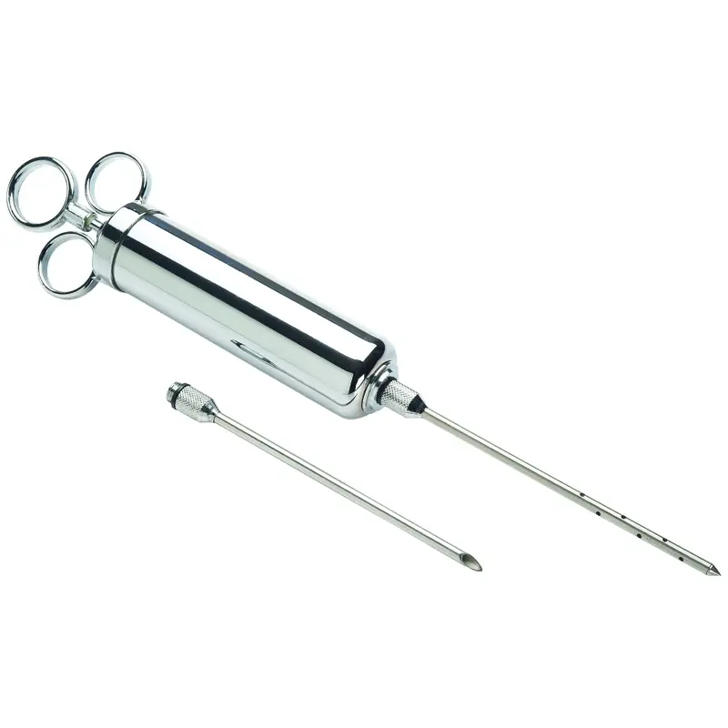 Silver Stainless Steel Marinade Injector Model 839 For Flavorful Cooking