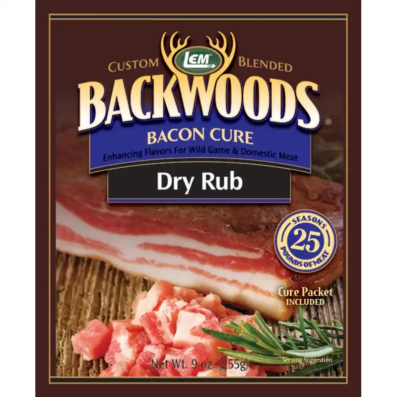 Backwoods Bacon Dry Rub 9 Ounce Bagged Seasoning Blend
