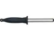 Diamond Sharpening Rod 5" X 3/4" With Black Molded Handle