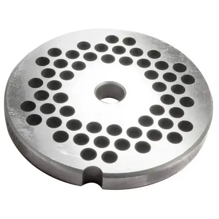 Stainless Steel Grinder Plate - 8 - 1/4" And 3/8" Sizes