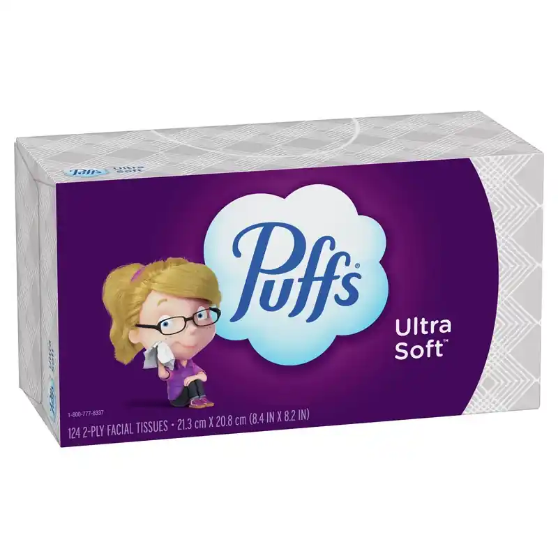 Ultra Soft 124 Ct Facial Tissue