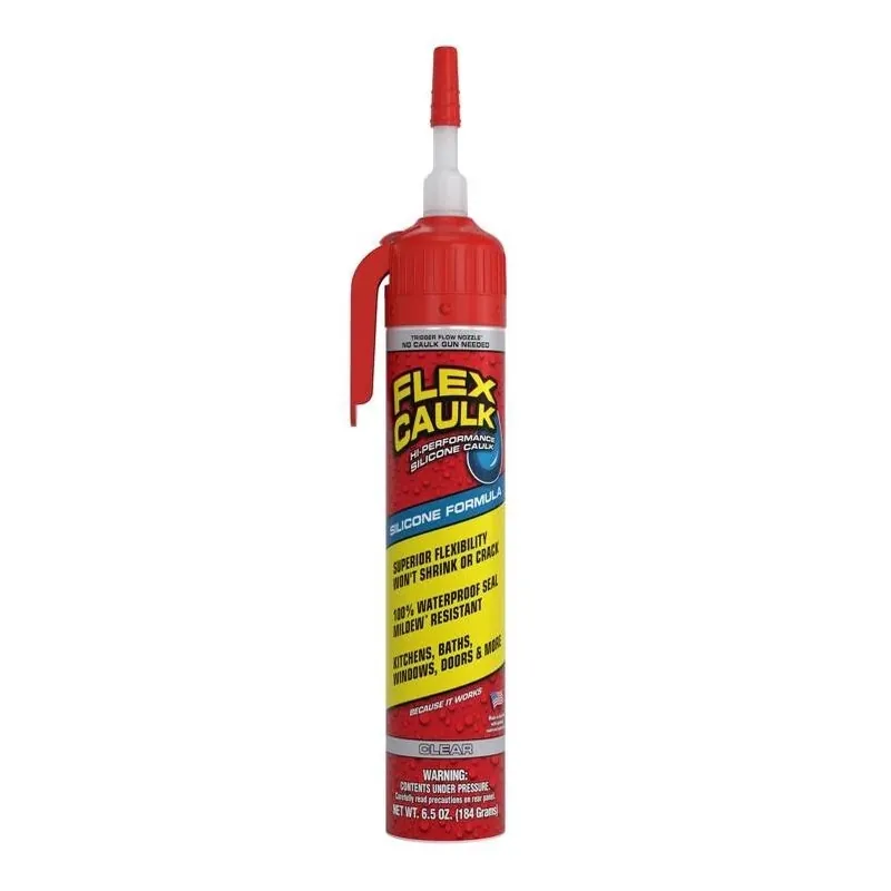 Clear 6.5 oz Silicone Sealant Spray – 24‑hour Cure, Adjustable Flow, 0‑150°f Range
