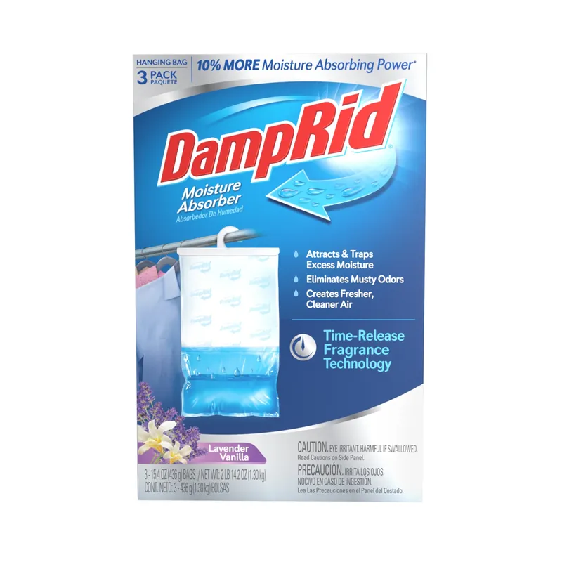 Hanging Moisture Absorber Lavender Vanilla Scent 15.4 Oz 3 Pk
