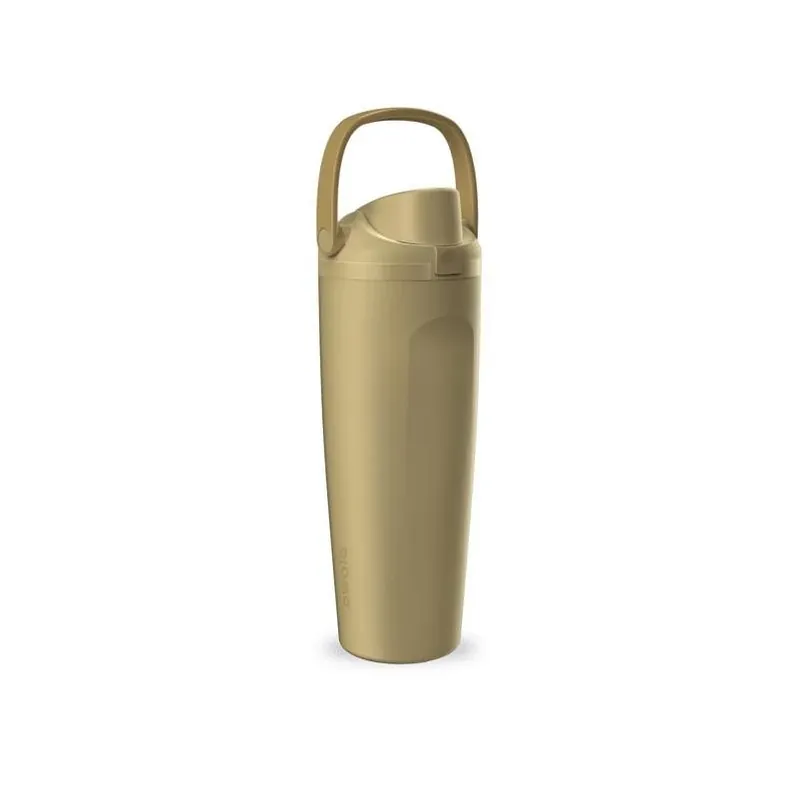 Owala Freesip Sway 30 oz Insulated Bucket‑carry Water Bottle – Tan, Bpa‑free