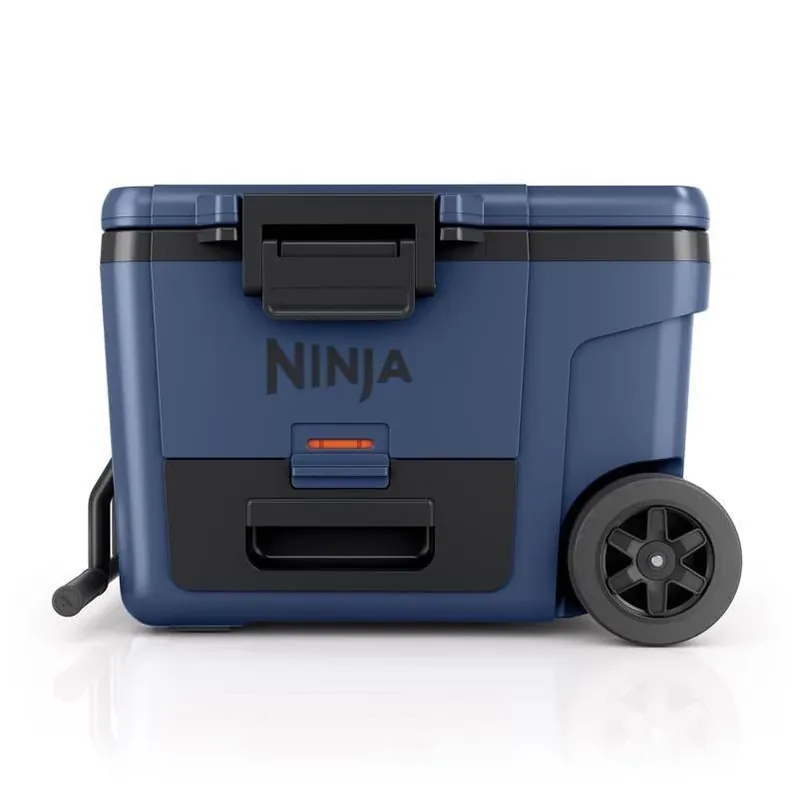 Frostvault 45‑quart Blue Wheeled Roller Cooler – Reusable Portable Ice Chest