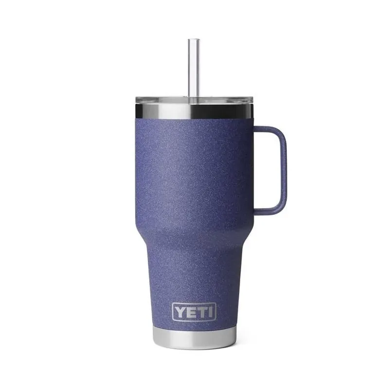 Rambler 35‑oz Moon Dust Stainless Steel Straw Mug – Bpa‑free & Dishwasher Safe