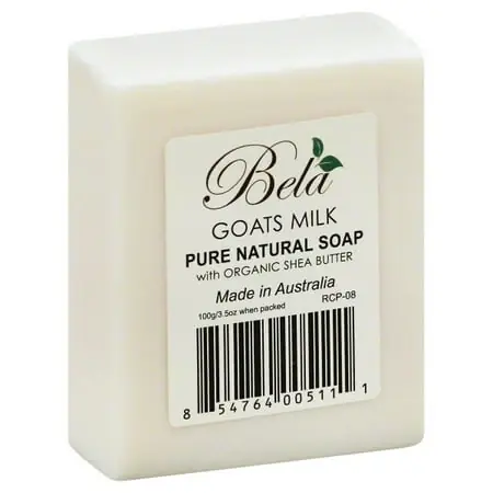 Bela Soap, 3.5 Ounce Bar For Gentle Cleansing