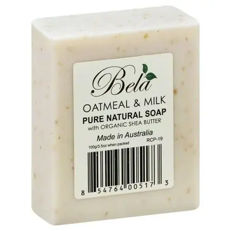 Pure Natural Oatmeal & Milk Body Cleansing Bar Soap, 3.5 Ounces