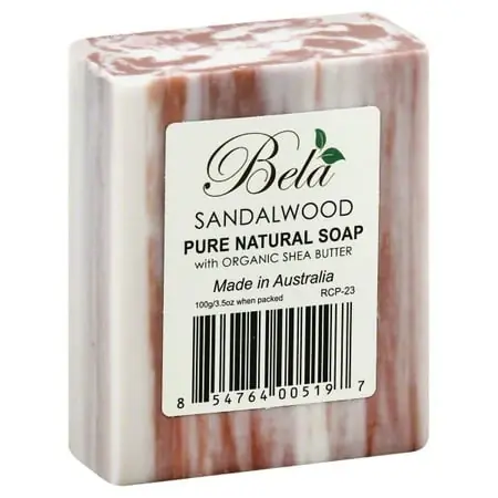 Bela Soap, 3.5 Ounce Bar For Gentle Cleansing And Moisturizing