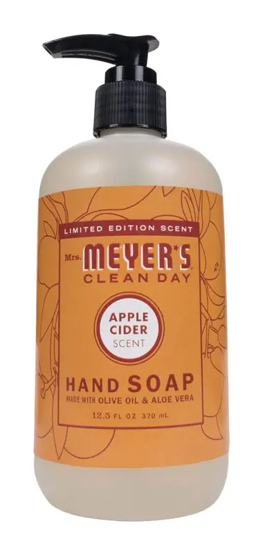 Liquid Hand Soap, Fall Seasonal Apple Cider Scent, 12.5 Oz.