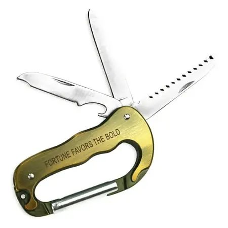 Carabiner Multi-tool With Integrated Features For Outdoor Adventures