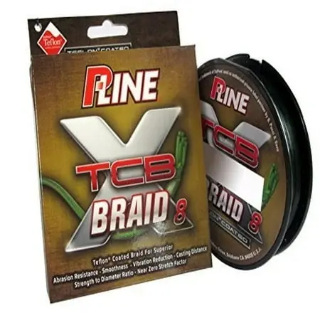 Tcb 8 Carrier 150-yard Braided Fishing Line, Green, 40-pound Test