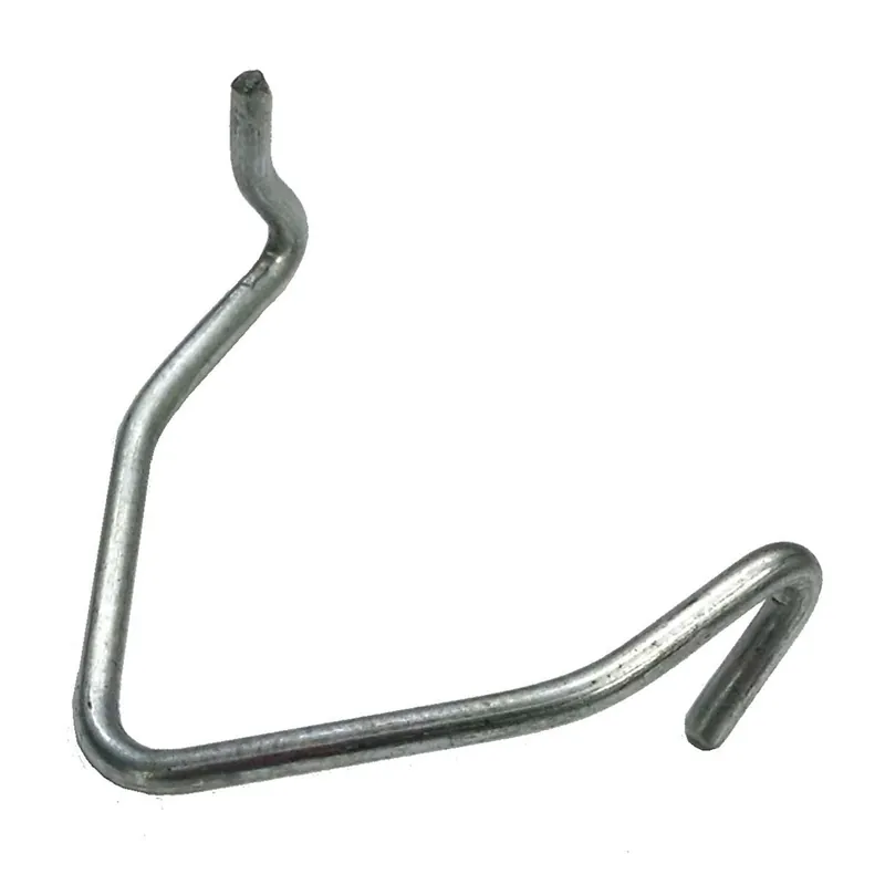 3 In. H 11 Ga. Galvanized Steel Studded T-post Fastening Clip