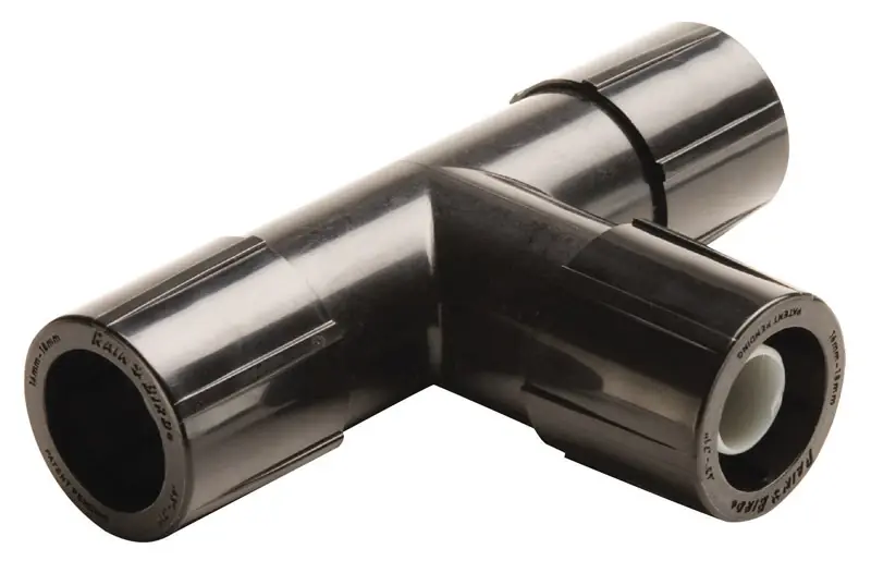Orbit 1/2 In. Push-fit Drip Irrigation Tee 1 Pk