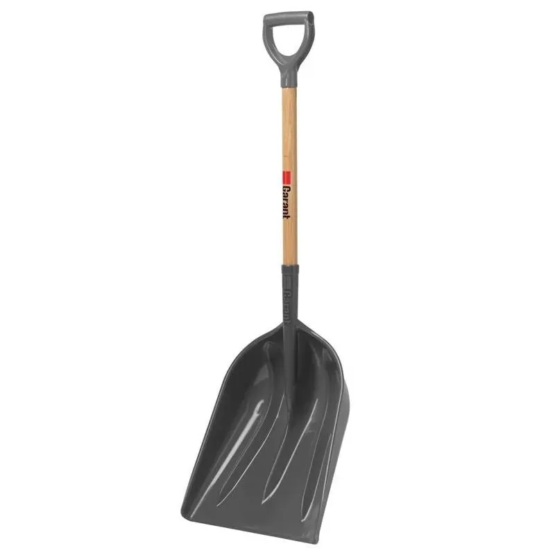 46‑inch Plastic Scoop Shovel With Wood Handle