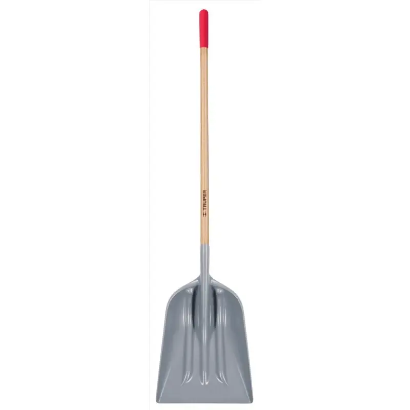 Tru-tough 62 In. Poly Scoop Shovel With 48 In. Wood Handle