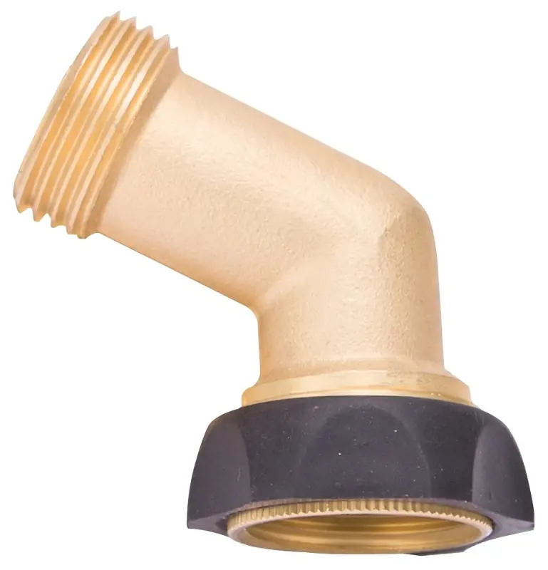 Gt62003 Brass Swivel Hose Connector, Female And Male, Prevents Kinking