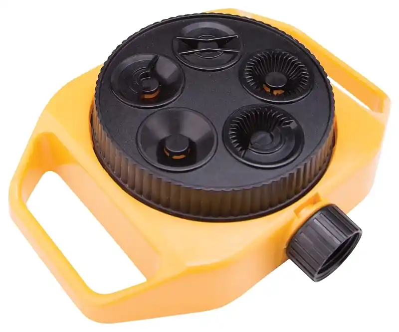 Gs84903l 5-pattern Plastic Turret Sprinkler With Female Connection