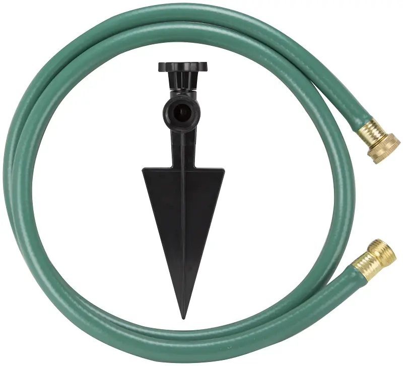 6ghwf Garden Hose Extender, 6 Ft Length, Pvc With Solid Brass Coupling