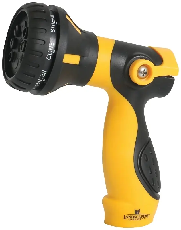 Rr-15182 8-pattern Plastic Spray Nozzle With Thumb Control
