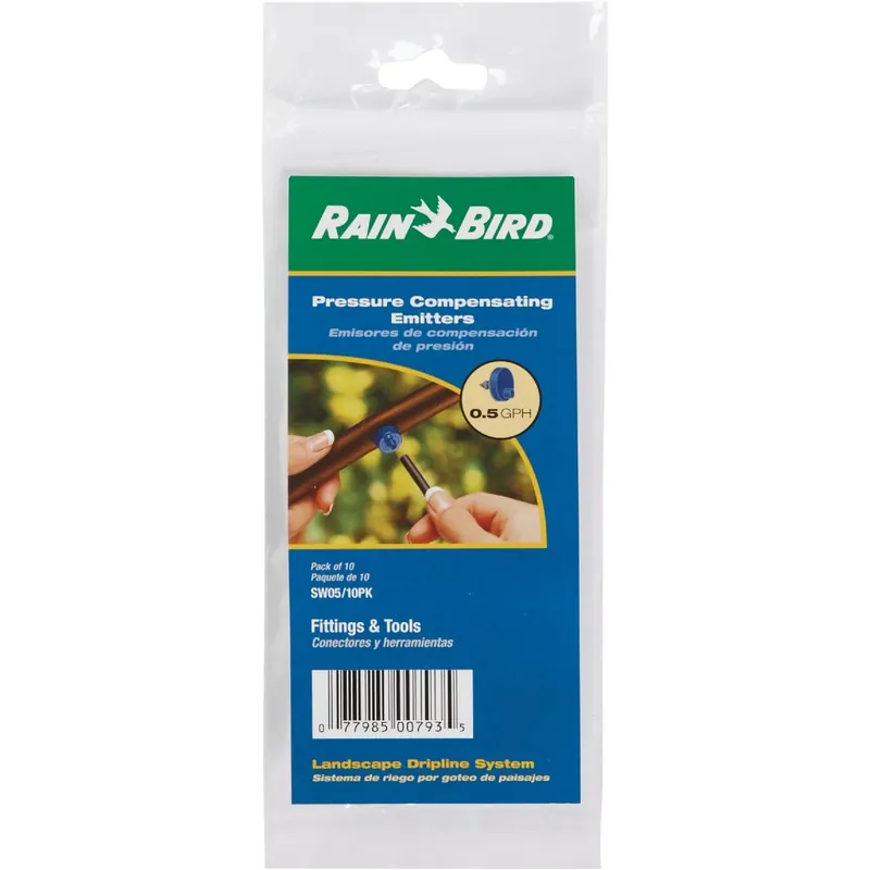 Full-circle Drip Irrigation Emitter 0.5 Gph 10 Pk