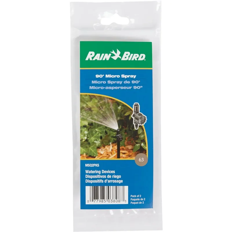 Quarter-circle Drip Irrigation Micro Spray 31 Gph 2 Pk